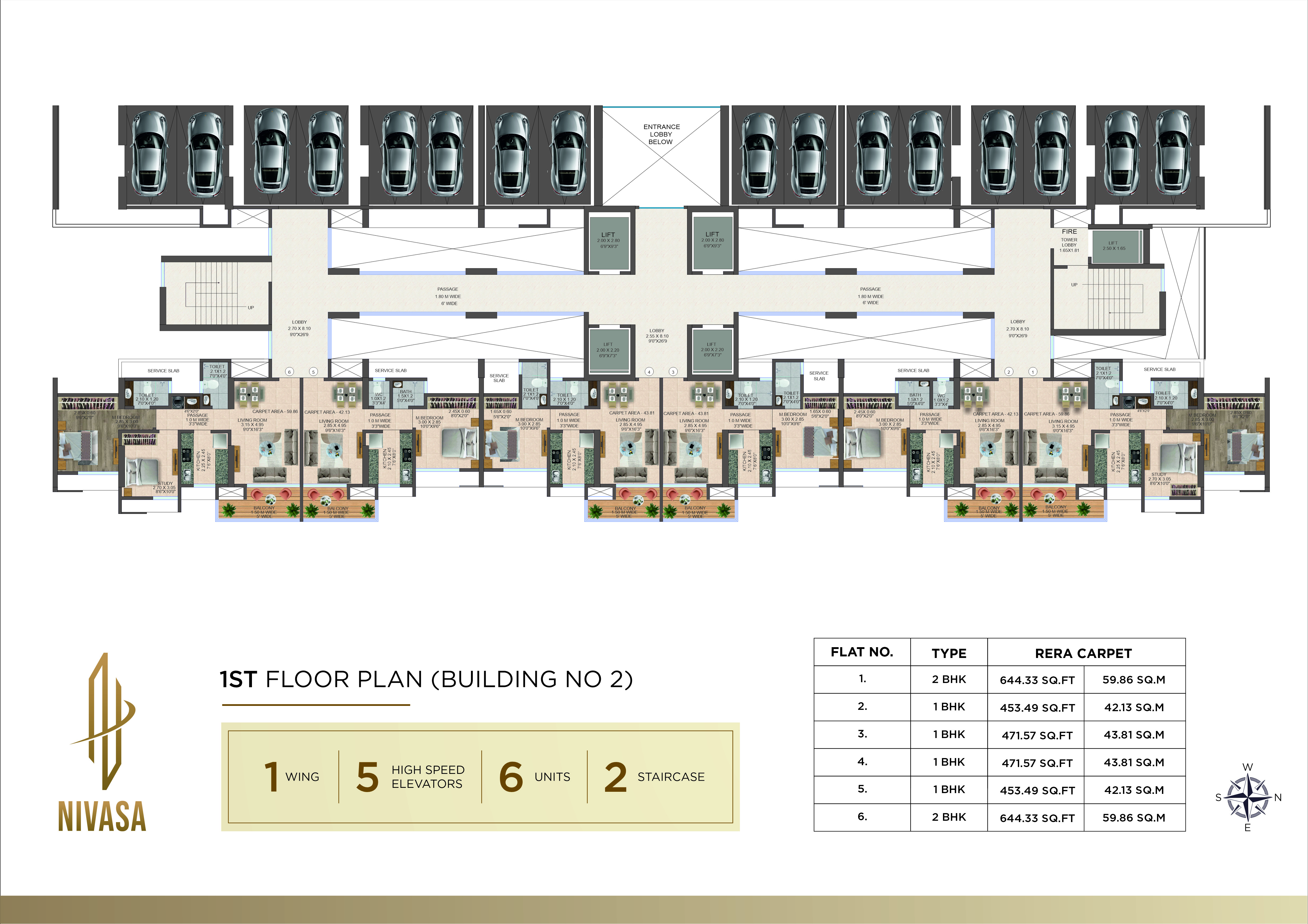 1 Typical Floor Plan